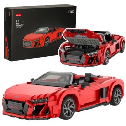 Klocki Konstrukcyjne AutoRC 1:14 Audi R8 Spyder 1440 Elementów Rastar 93800 Rastar