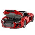 Klocki Konstrukcyjne AutoRC 1:14 Audi R8 Spyder 1440 Elementów Rastar 93800 Rastar