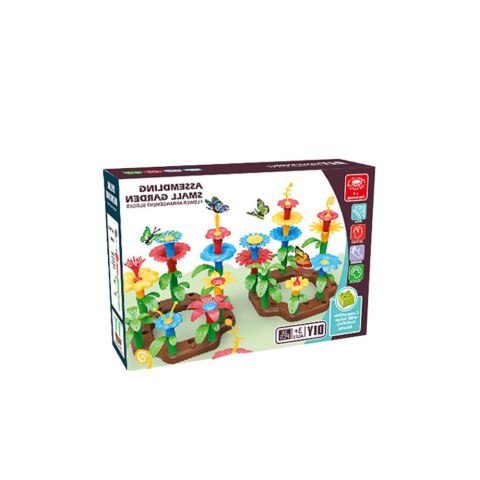 Klocki Konstrukcyjne Ogród Kwiatowy DIY 148 Elementów LEAN Toys Klocki Konstrukcyjne Ogród Kwiatowy DIY 148 Elementów LEAN Toys