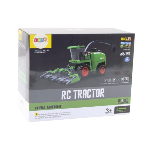 Kombajn Rolniczy Heder Do Zboża i Kukurydzy Zdalnie Sterowany RC 1:24 LEAN Toys Kombajn Rolniczy Heder Do Zboża i Kukurydzy Zdalnie Sterowany RC 1:24 LEAN Toys