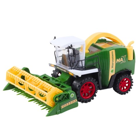 Kombajn Zbożowy Farmerski Rolniczy Heder Napęd Zielony LEAN Toys Kombajn Zbożowy Farmerski Rolniczy Heder Napęd Zielony LEAN Toys