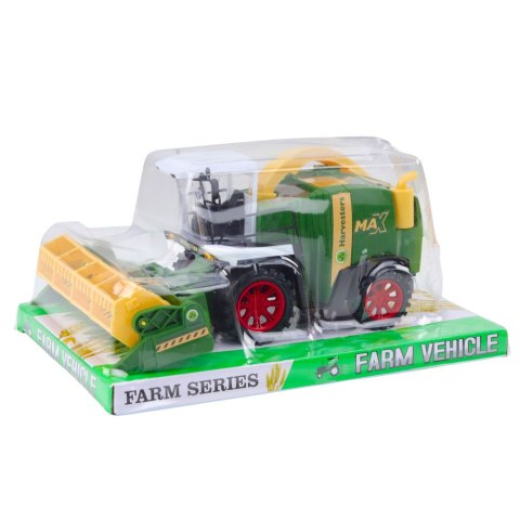 Kombajn Zbożowy Farmerski Rolniczy Heder Napęd Zielony LEAN Toys Kombajn Zbożowy Farmerski Rolniczy Heder Napęd Zielony LEAN Toys