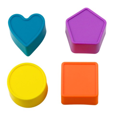 Kostka Sensoryczna Edukacyjna Dla Dzieci Sorter Elastyczne Przęsła Kolorowa LEAN Toys Kostka Sensoryczna Edukacyjna Dla Dzieci Sorter Elastyczne Przęsła Kolorowa LEAN Toys