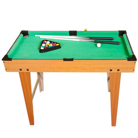 Mini Stół Do Bilarda Drewniany Bile Kije Trójkąt Kreda LEAN Toys Mini Stół Do Bilarda Drewniany Bile Kije Trójkąt Kreda LEAN Toys