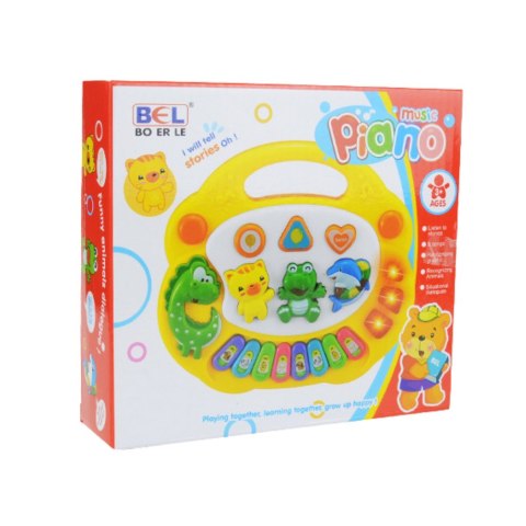 Pianinko Muzyczne Intarktywne Dla Dzieci Dźwięki Zwierząt Melodie LEAN Toys Pianinko Muzyczne Intarktywne Dla Dzieci Dźwięki Zwierząt Melodie LEAN Toys