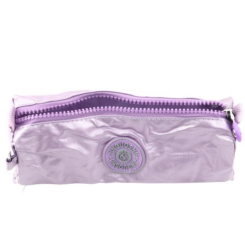 Piórnik Szkolny Organizer Jednokomorowy Fioletowy 21,5cm LEAN Piórnik Szkolny Organizer Jednokomorowy Fioletowy 21,5cm LEAN