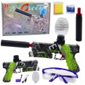 Pistolet Na Kulki Żelowe Wodne Strzałki Piankowe 2w1 LEAN Toys