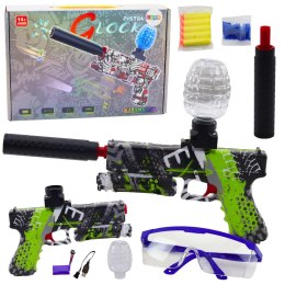 Pistolet Na Kulki Żelowe Wodne Strzałki Piankowe 2w1 LEAN Toys