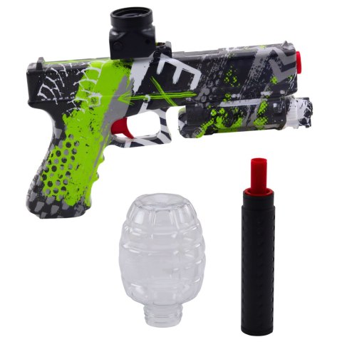 Pistolet Na Kulki Żelowe Wodne Strzałki Piankowe 2w1 LEAN Toys Pistolet Na Kulki Żelowe Wodne Strzałki Piankowe 2w1 LEAN Toys