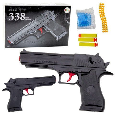 Pistolet Sportowy 388 Strzałki Piankowe Kulki Wodne LEAN Toys Pistolet Sportowy 388 Strzałki Piankowe Kulki Wodne LEAN Toys