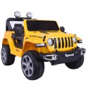 Pojazd Na Akumulator FT-938 Żółty Lakierowany 4x4 LEAN CARS