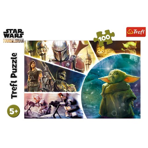 Puzzle - "100" - Baby Yoda Trefl 16413 Trefl Puzzle Puzzle - "100" - Baby Yoda Trefl 16413 Trefl Puzzle