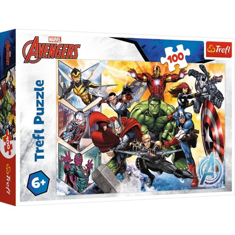 Puzzle - "100" - Siła Avengersów Trefl 16431 Trefl Puzzle