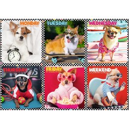 Puzzle - 200 - Wesołe psy - Trefl 13279 Trefl Puzzle