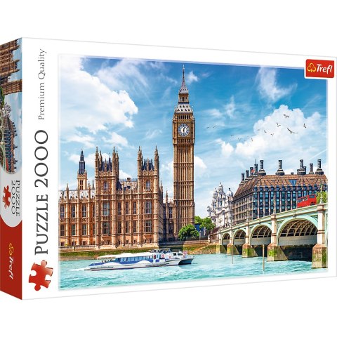 Puzzle 2000 - Big Ben, Londyn, Anglia Trefl 27120 Trefl Puzzle Puzzle 2000 - Big Ben, Londyn, Anglia Trefl 27120 Trefl Puzzle