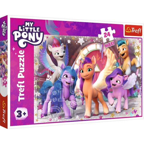 Puzzle - "24 Maxi" - Wesoły dzień kucyków My Little Pony Trefl 14355 Trefl Puzzle Puzzle - "24 Maxi" - Wesoły dzień kucyków My Little Pony Trefl 14355 Trefl Puzzle