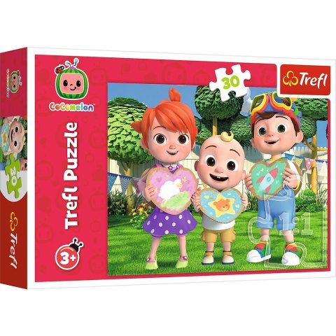 Puzzle - "30" - Cocomelon, Bawmy sie razem! Trefl 18295 Trefl Puzzle Puzzle - "30" - Cocomelon, Bawmy sie razem! Trefl 18295 Trefl Puzzle