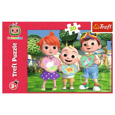 Puzzle - "30" - Cocomelon, Bawmy sie razem! Trefl 18295 Trefl Puzzle Puzzle - "30" - Cocomelon, Bawmy sie razem! Trefl 18295 Trefl Puzzle