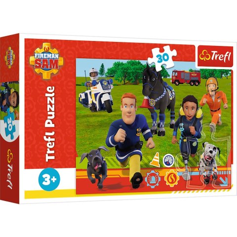 Puzzle - "30" - Gotowi do pomocy Strażak Sam Trefl 18297 Trefl Puzzle Puzzle - "30" - Gotowi do pomocy Strażak Sam Trefl 18297 Trefl Puzzle