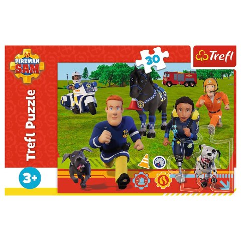 Puzzle - "30" - Gotowi do pomocy Strażak Sam Trefl 18297 Trefl Puzzle Puzzle - "30" - Gotowi do pomocy Strażak Sam Trefl 18297 Trefl Puzzle