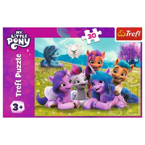 Puzzle - "30" - Przyjacielskie Koniki Pony My Little Pony Trefl 18299 Trefl Puzzle Puzzle - "30" - Przyjacielskie Koniki Pony My Little Pony Trefl 18299 Trefl Puzzle