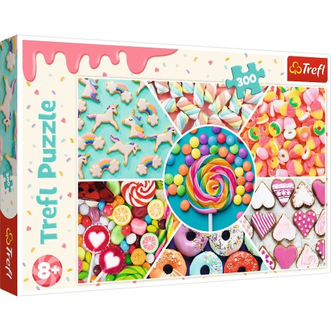 Puzzle - "300" - Słodkości Trefl 23004 Trefl Puzzle Puzzle - "300" - Słodkości Trefl 23004 Trefl Puzzle