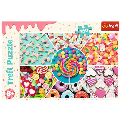 Puzzle - "300" - Słodkości Trefl 23004 Trefl Puzzle Puzzle - "300" - Słodkości Trefl 23004 Trefl Puzzle