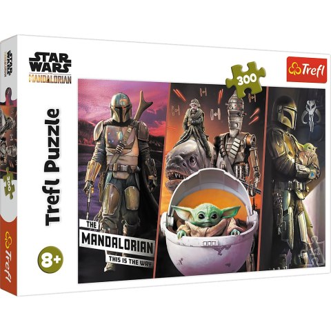 Puzzle - "300" - Tajemniczy Baby Yoda Trefl 23002 Trefl Puzzle Puzzle - "300" - Tajemniczy Baby Yoda Trefl 23002 Trefl Puzzle