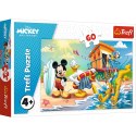 Puzzle - 60 - Ciekawy dzień Mikiego i przyjaciół 17359 Trefl Puzzle