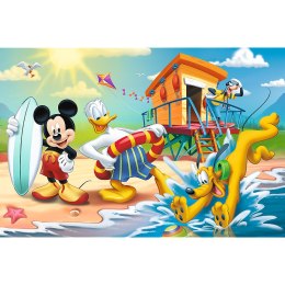 Puzzle - 60 - Ciekawy dzień Mikiego i przyjaciół 17359 Trefl Puzzle