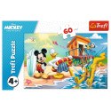 Puzzle - 60 - Ciekawy dzień Mikiego i przyjaciół 17359 Trefl Puzzle