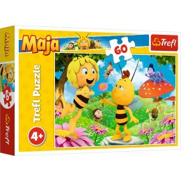 Puzzle - 60 - Kwiatek dla Mai - Studio 100 Maya the Bee 17330 Trefl Puzzle