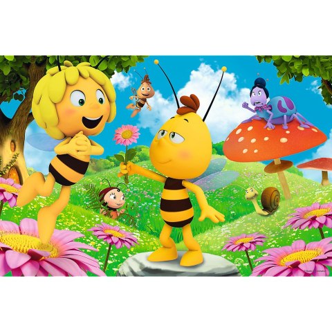 Puzzle - 60 - Kwiatek dla Mai - Studio 100 Maya the Bee 17330 Trefl Puzzle Puzzle - 60 - Kwiatek dla Mai - Studio 100 Maya the Bee 17330 Trefl Puzzle