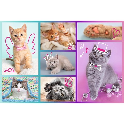 Puzzle - "60"- Słodkie kociaki / Trefl 17373 Trefl Puzzle Puzzle - "60"- Słodkie kociaki / Trefl 17373 Trefl Puzzle