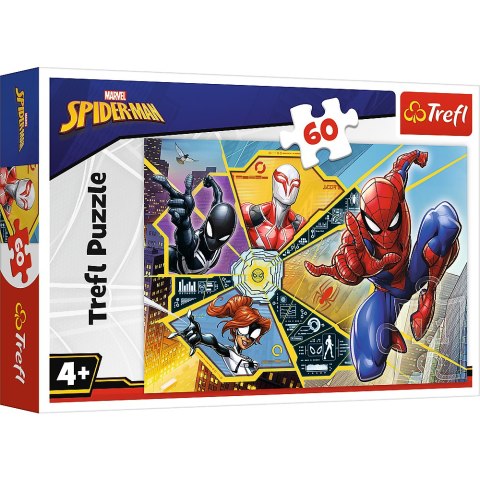 Puzzle - "60" - W sieci / Disney Marvel Spiderman Trefl 17372 Trefl Puzzle Puzzle - "60" - W sieci / Disney Marvel Spiderman Trefl 17372 Trefl Puzzle