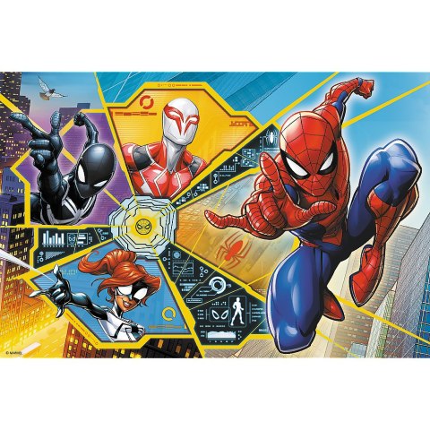 Puzzle - "60" - W sieci / Disney Marvel Spiderman Trefl 17372 Trefl Puzzle Puzzle - "60" - W sieci / Disney Marvel Spiderman Trefl 17372 Trefl Puzzle