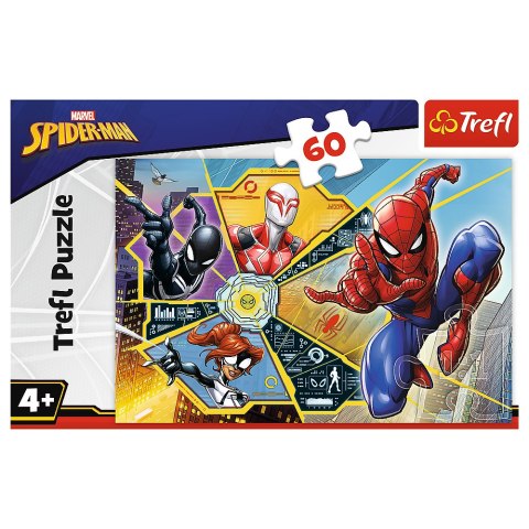 Puzzle - "60" - W sieci / Disney Marvel Spiderman Trefl 17372 Trefl Puzzle Puzzle - "60" - W sieci / Disney Marvel Spiderman Trefl 17372 Trefl Puzzle