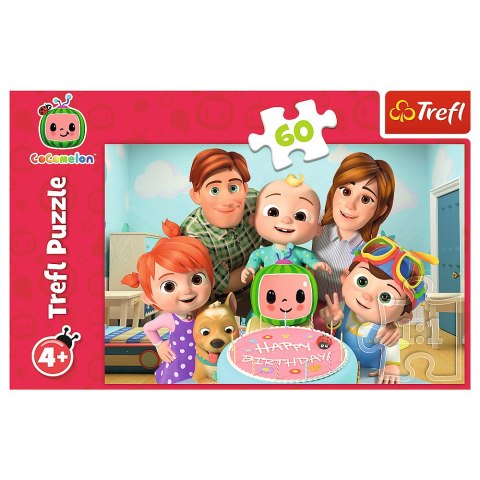 Puzzle 60 el. Cocomelon, Wspaniały dzień Trefl 17391 Trefl Puzzle Puzzle 60 el. Cocomelon, Wspaniały dzień Trefl 17391 Trefl Puzzle