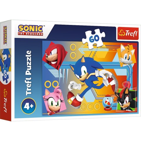 Puzzle Sonic 60 el. Sonic w akcji 17387 Trefl Puzzle Puzzle Sonic 60 el. Sonic w akcji 17387 Trefl Puzzle