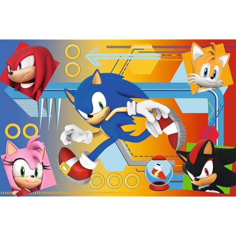 Puzzle Sonic 60 el. Sonic w akcji 17387 Trefl Puzzle Puzzle Sonic 60 el. Sonic w akcji 17387 Trefl Puzzle