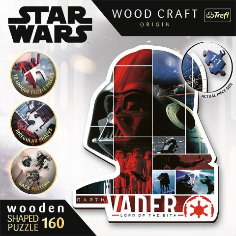 Puzzle drewniane Star Wars 160 el. Darth Vader Trefl 20190 Trefl Puzzle Puzzle drewniane Star Wars 160 el. Darth Vader Trefl 20190 Trefl Puzzle