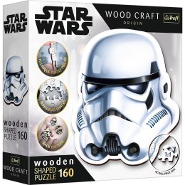 Puzzle drewniane Star Wars 160 el. Hełm Szturmowca Trefl 20188 Trefl Puzzle