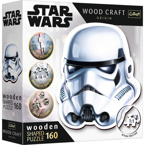 Puzzle drewniane Star Wars 160 el. Hełm Szturmowca Trefl 20188 Trefl Puzzle Puzzle drewniane Star Wars 160 el. Hełm Szturmowca Trefl 20188 Trefl Puzzle