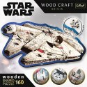 Puzzle drewniane Star Wars 160 el. Sokół Millennium Trefl 20189 Trefl Puzzle
