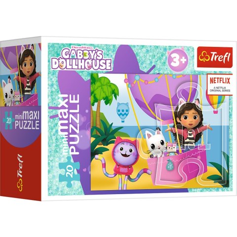 Puzzle - ''miniMaxi" - Kolorowy dzień Gabby / Trefl 56041 Trefl Puzzle Puzzle - ''miniMaxi" - Kolorowy dzień Gabby / Trefl 56041 Trefl Puzzle