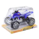 Quad Terenowy Z Napędem Bieżnikowane Koła Niebieski LEAN Toys