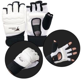 Rękawiczki Sportowe Do Takewondo Etui Białe Rozmiar XS LEAN