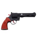 Rewolwer Na Kapiszony Pistolet Rekwizyt Dźwięk Strzału Czarny LEAN TOYS