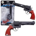 Rewolwer Na Kapiszony Pistolet Rekwizyt Dźwięk Strzału Czarny LEAN TOYS Rewolwer Na Kapiszony Pistolet Rekwizyt Dźwięk Strzału Czarny LEAN TOYS