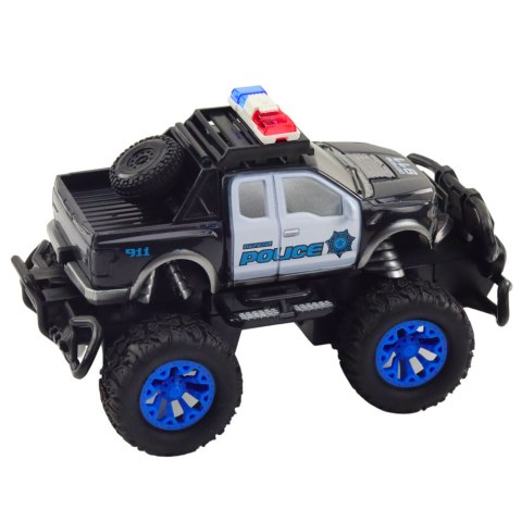 Samochód Policyjny Terenowy Zdalnie Sterowany RC 1:20 LEAN Toys Samochód Policyjny Terenowy Zdalnie Sterowany RC 1:20 LEAN Toys